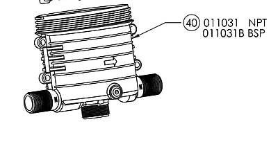 011031B Lower Body BSP SuperDos 1"