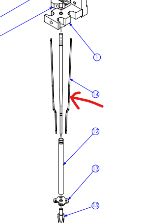 Needle for finger PW31