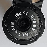 Flow, 35psi Pressure Regulator Flow, 35psi Pressure Regulator